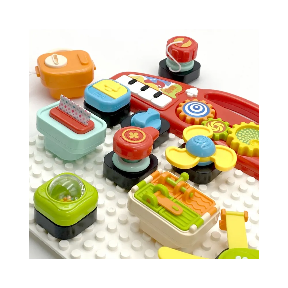 WOOPIE BABY Montessori Tablica Manipulacyjna Kolorowy Panel Aktywności