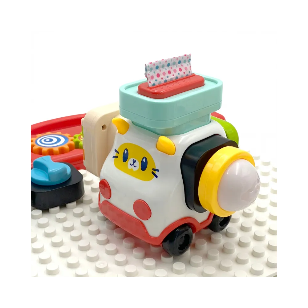 WOOPIE BABY Montessori Tablica Manipulacyjna Kolorowy Panel Aktywności