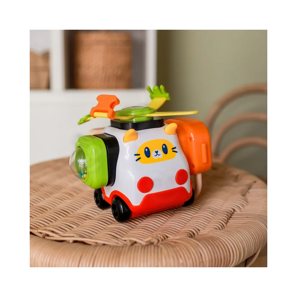 WOOPIE BABY Montessori Manipulacyjny Zestaw Konstrukcyjny Samochód Kotek 1