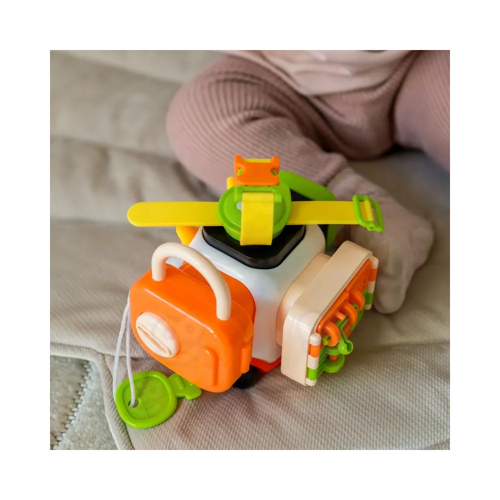 WOOPIE BABY Montessori Manipulacyjny Zestaw Konstrukcyjny Samochód Kotek 1