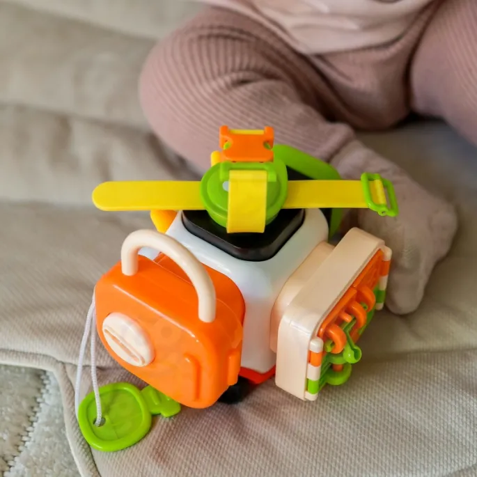 Manipulacyjne klocki dla rozwijania wyobraźni dziecka.