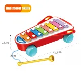 Instrument muzyczny dla dzieci w formie zabawki rakiety