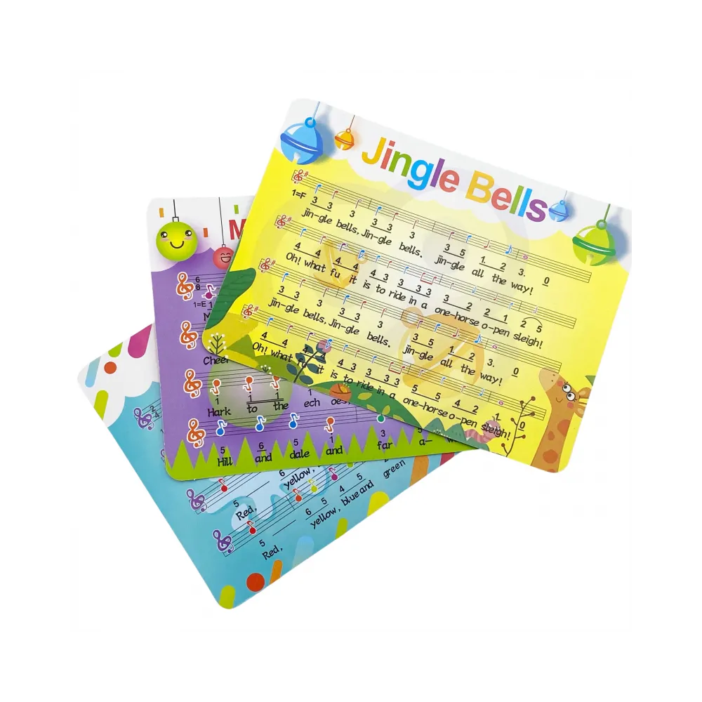 Kolorowe cymbałki rakieta z pałeczką na sznurku dla najmłodszych