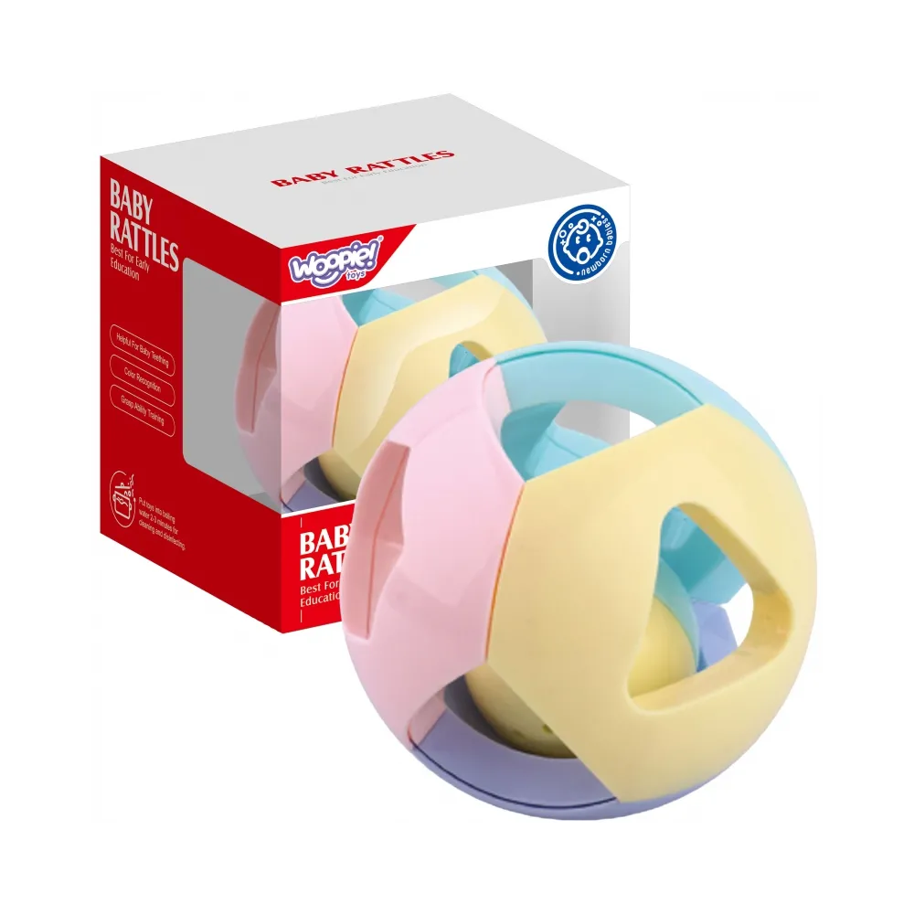 WOOPIE BABY Pastelowa Grzechotka Kula do Raczkowania 0m+