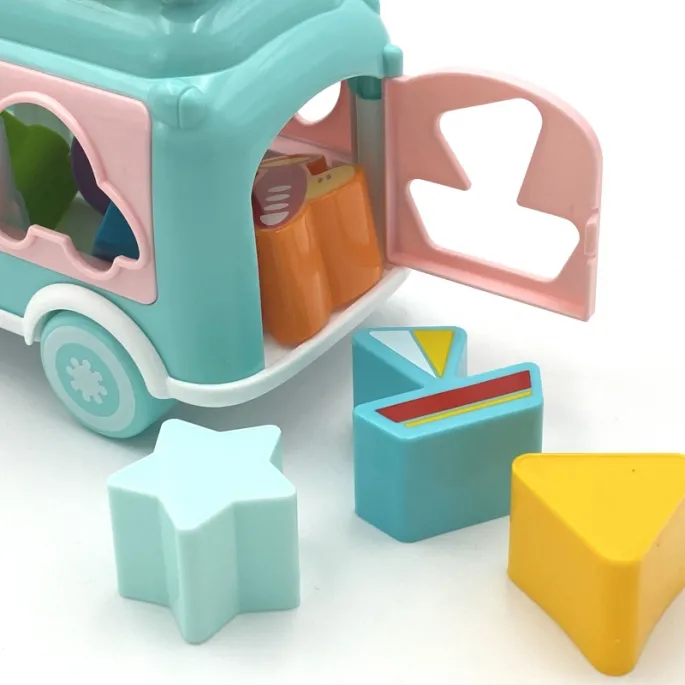 Samochodzik do zabawy z elementami manipulacyjnymi