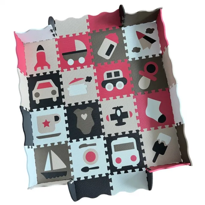 Mata Piankowa z motywem pojazdów dla dzieci