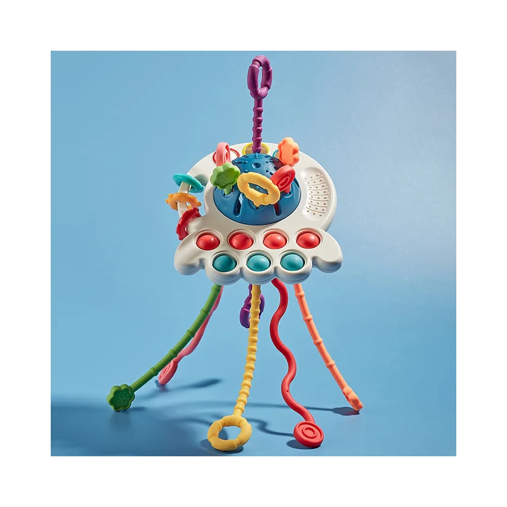 WOOPIE BABY Zabawka Sensoryczna Montessori Gryzak Wielofunkcyjny 0+