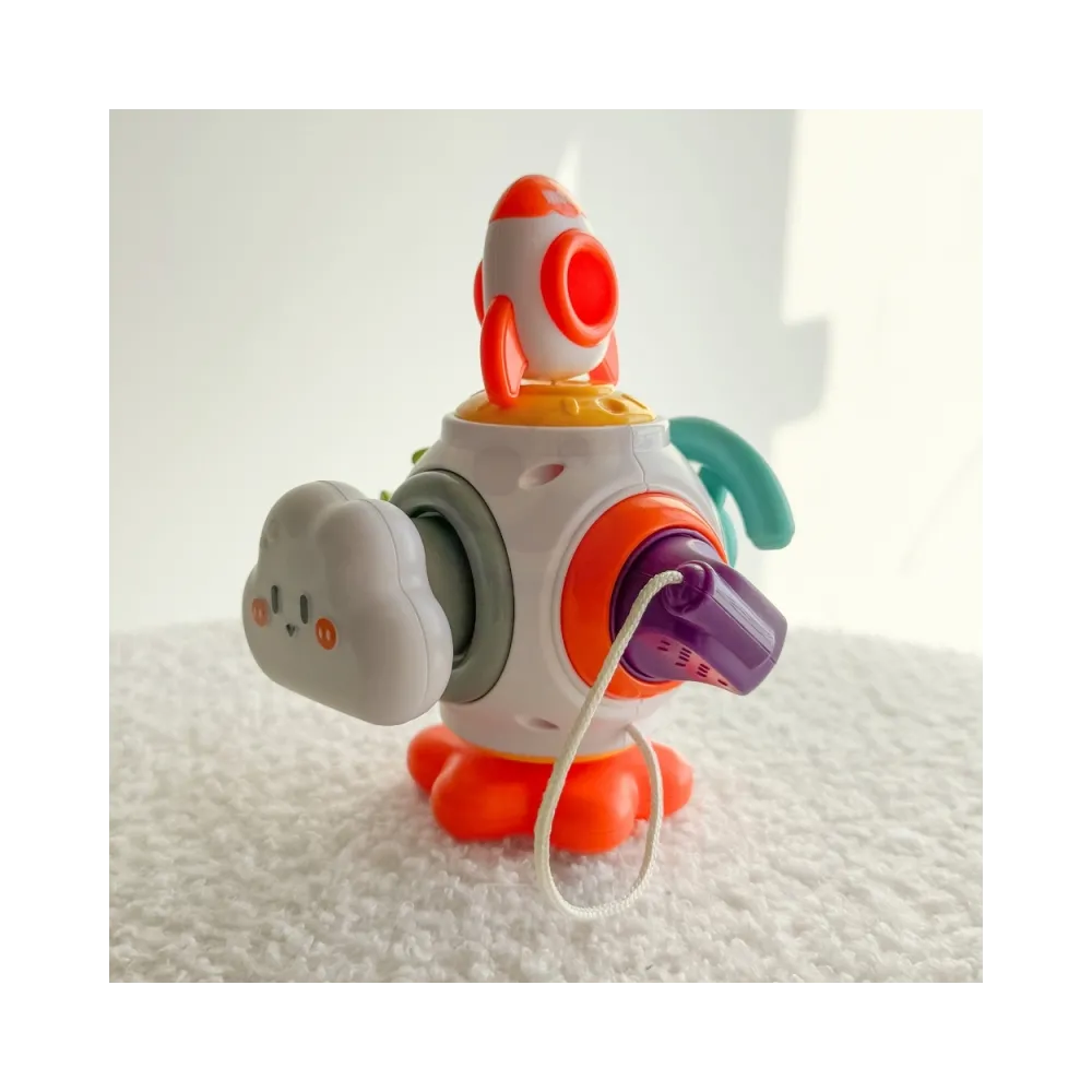 WOOPIE BABY Piłka Kosmiczna Rakieta 6w1 Montessori 18m+