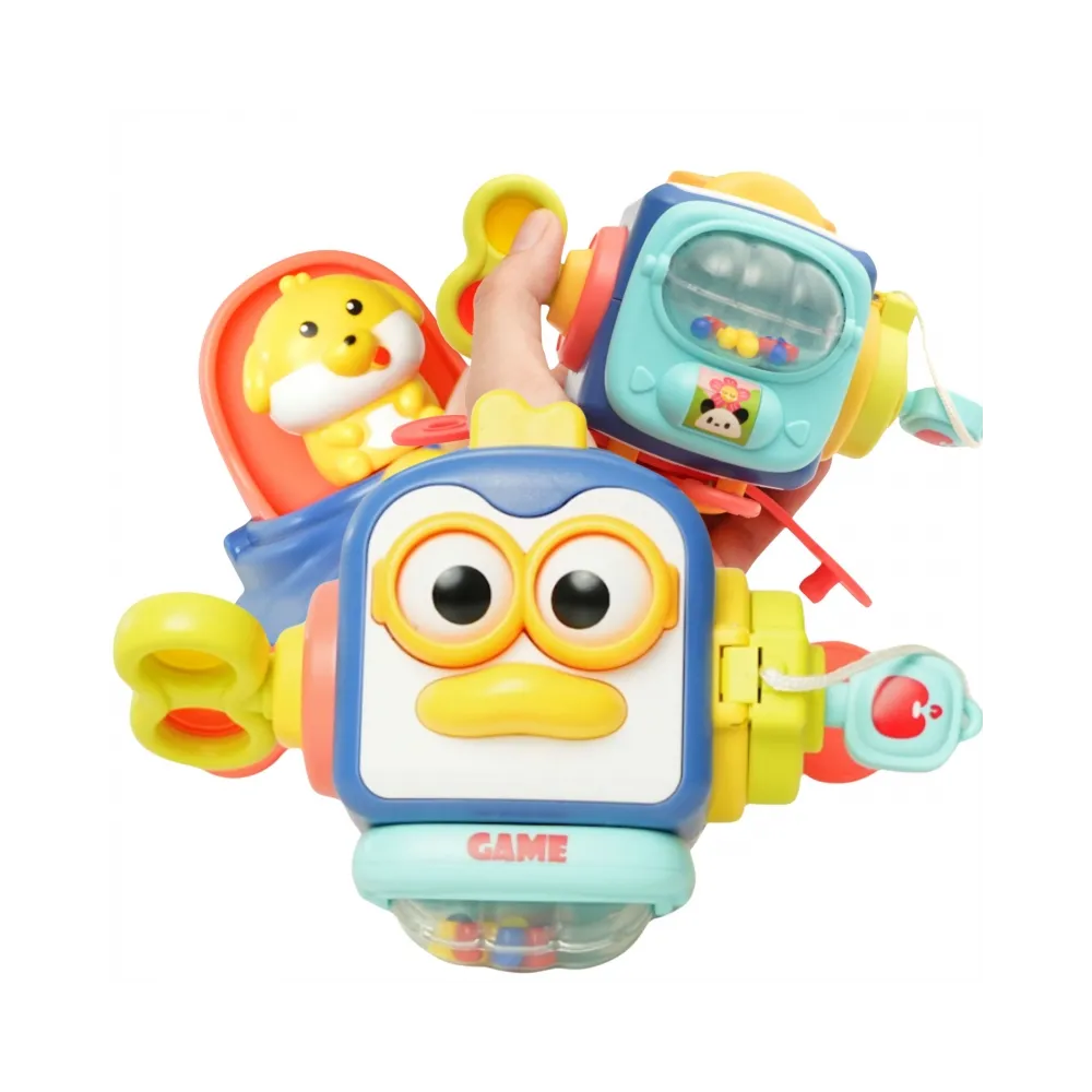 WOOPIE Pingwinek Montessori Piłka Sensoryczna 6w1