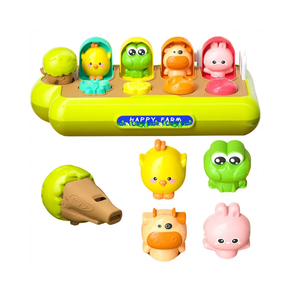 WOOPIE BABY Zabawka Edukacyjna Wyskakujące Zwierzątka Szczęśliwa Farma POP-UP