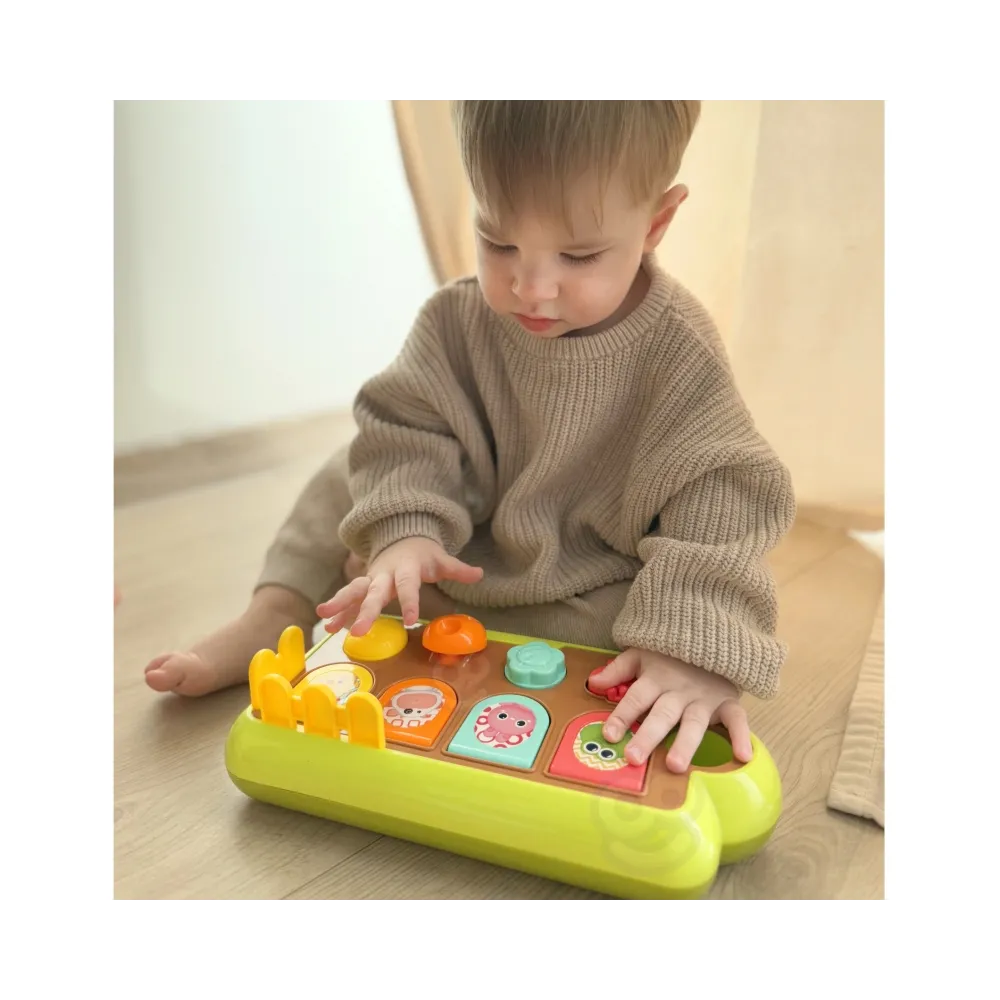 WOOPIE BABY Zabawka Edukacyjna Wyskakujące Zwierzątka Szczęśliwa Farma POP-UP