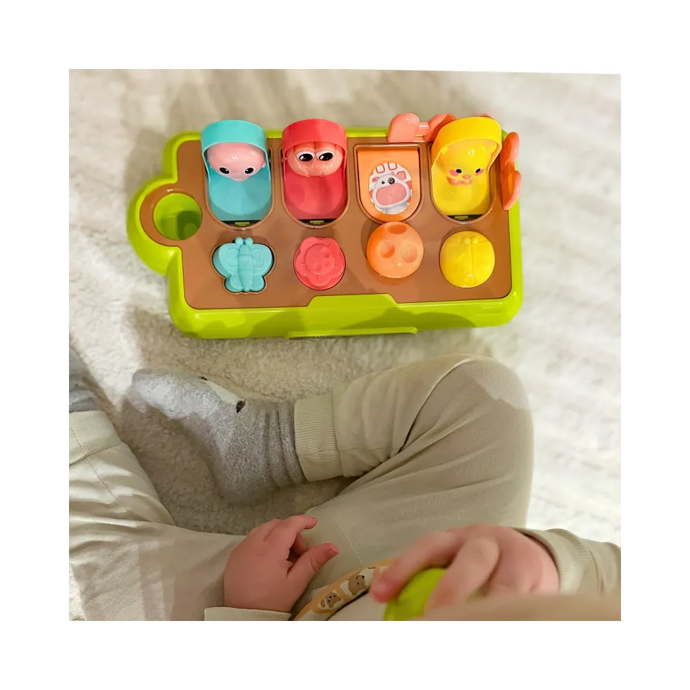 WOOPIE BABY Zabawka Edukacyjna Wyskakujące Zwierzątka Szczęśliwa Farma POP-UP