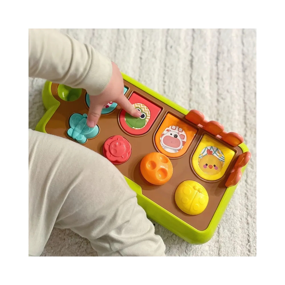 WOOPIE BABY Zabawka Edukacyjna Wyskakujące Zwierzątka Szczęśliwa Farma POP-UP