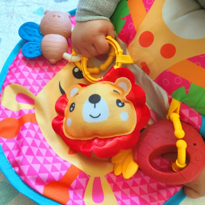 Zabawka sensoryczna dla maluchów z motywem zwierzęcym