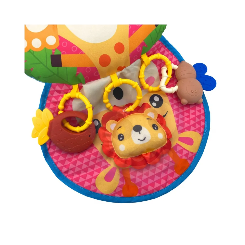 WOOPIE BABY Poduszka Rogal Interaktywna Mata Edukacyjna Grzechotka Gryzak