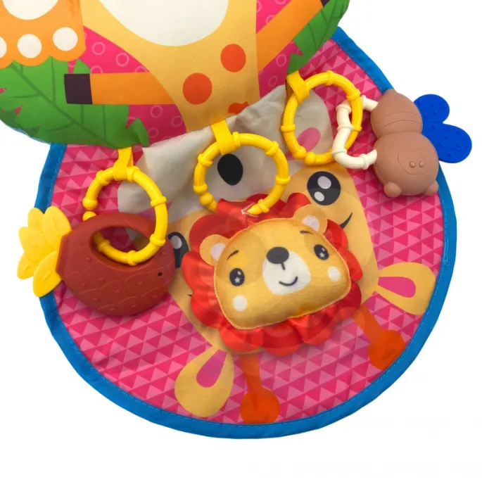 Kolorowa poduszka wspierająca rozwój słuchu i motoryki