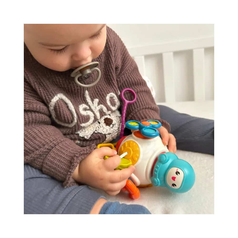 WOOPIE BABY Kostka Sześciościan Montessori Sensoryczna 8w1