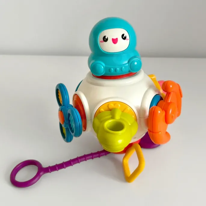 Kostka sensoryczna z dźwiękami dla niemowląt