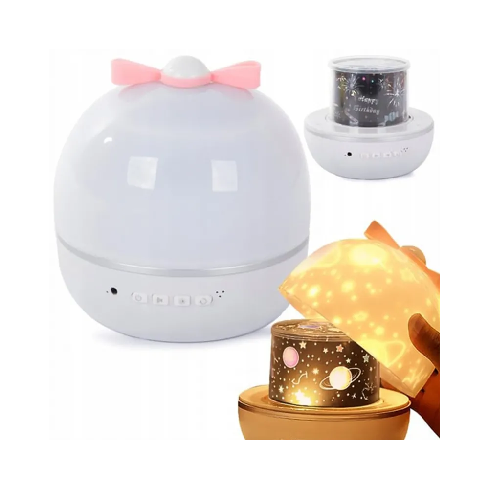 WOOPIE Projektor Gwiazd "Magiczne Sny" - Rzutnik Led 6 Trybów