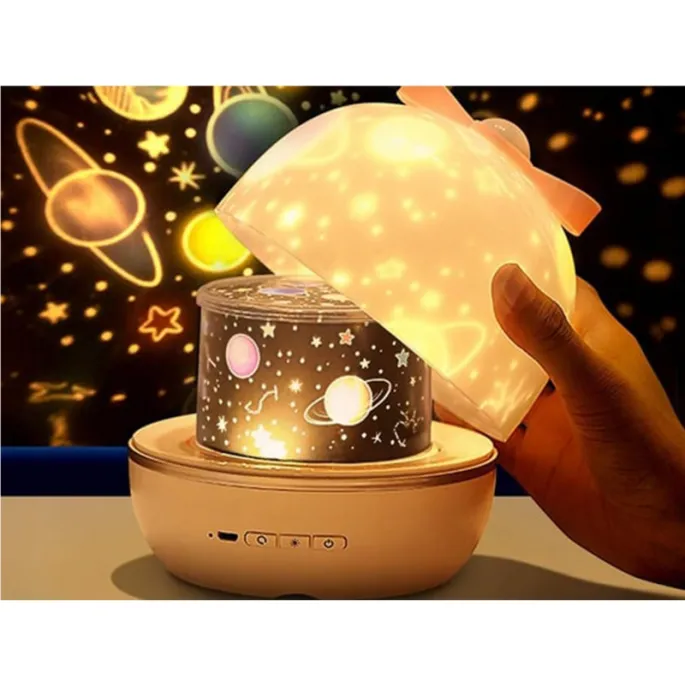 Wielofunkcyjny rzutnik led do sypialni