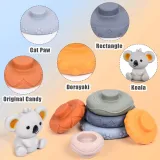 WOOPIE BABY Zestaw Edukacyjna Piramidka Koala 2w1 Gryzak