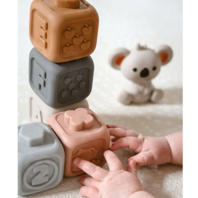 Zestaw klocków z cyferkami dla najmłodszych