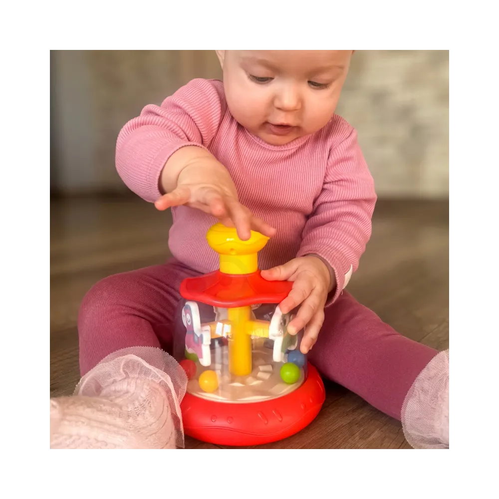 WOOPIE BABY Kolorowe Koniki Czerwona Bączek Karuzela