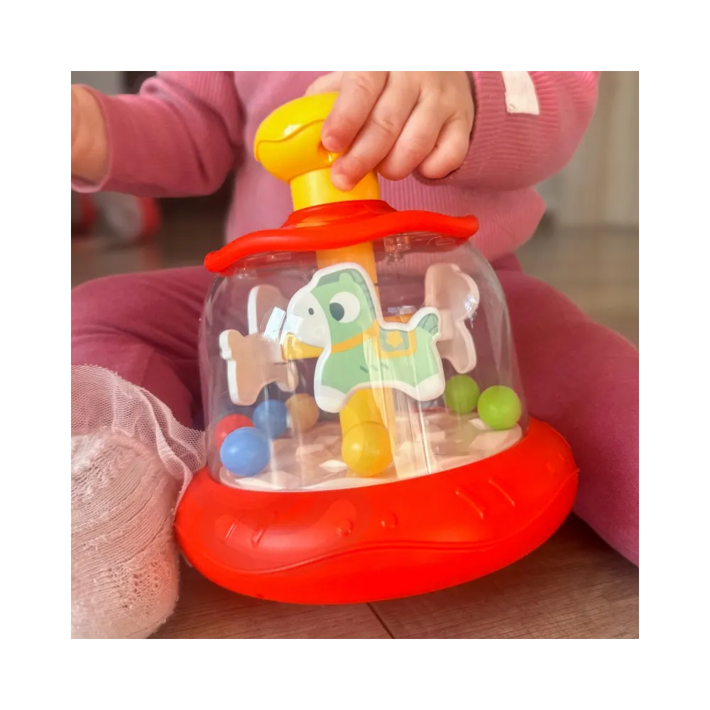 WOOPIE BABY Kolorowe Koniki Czerwona Bączek Karuzela