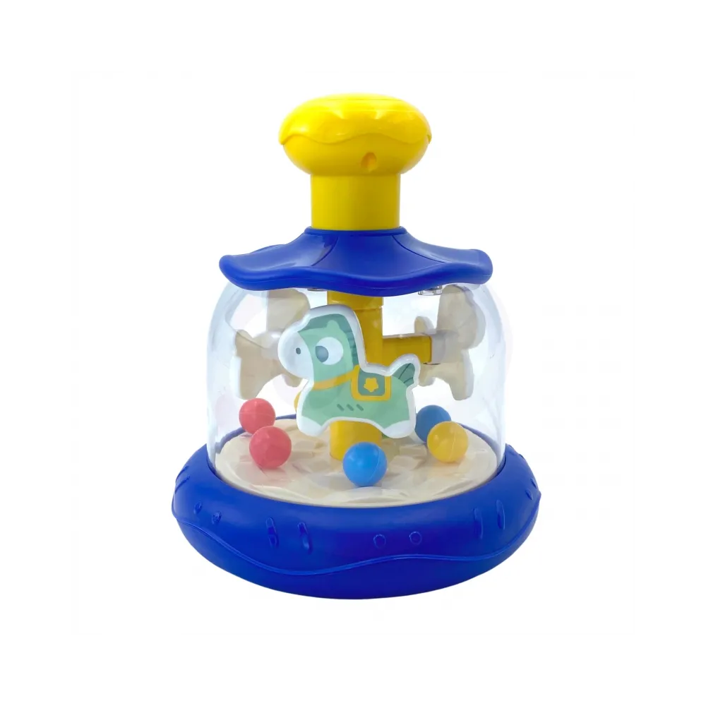 WOOPIE BABY Kolorowe Koniki Niebieski Bączek Karuzela z Kulkami