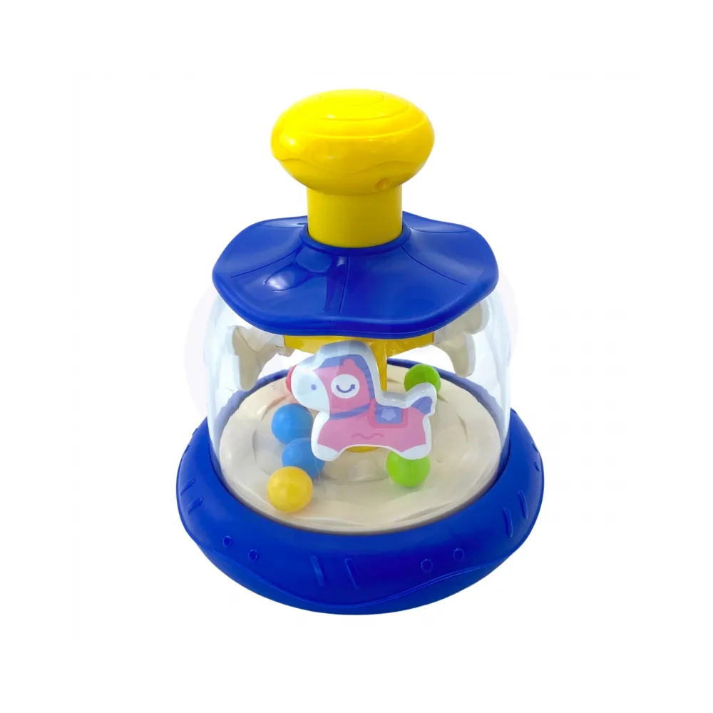 WOOPIE BABY Kolorowe Koniki Niebieski Bączek Karuzela z Kulkami