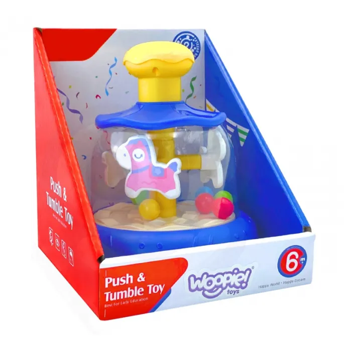 Kolorowa karuzela bączek w bezpiecznej wersji