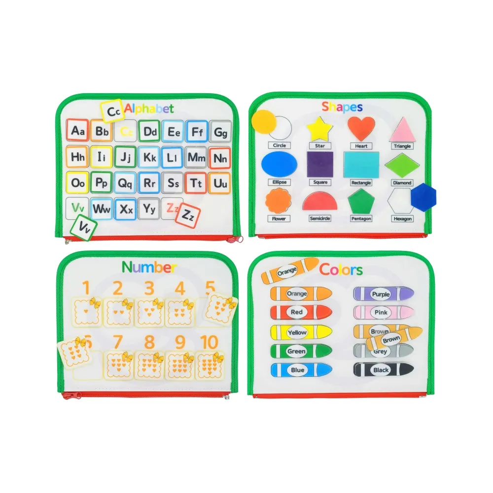 WOOPIE Edukacyjna Książeczka Walizka Montessori - Edycja Świąteczna