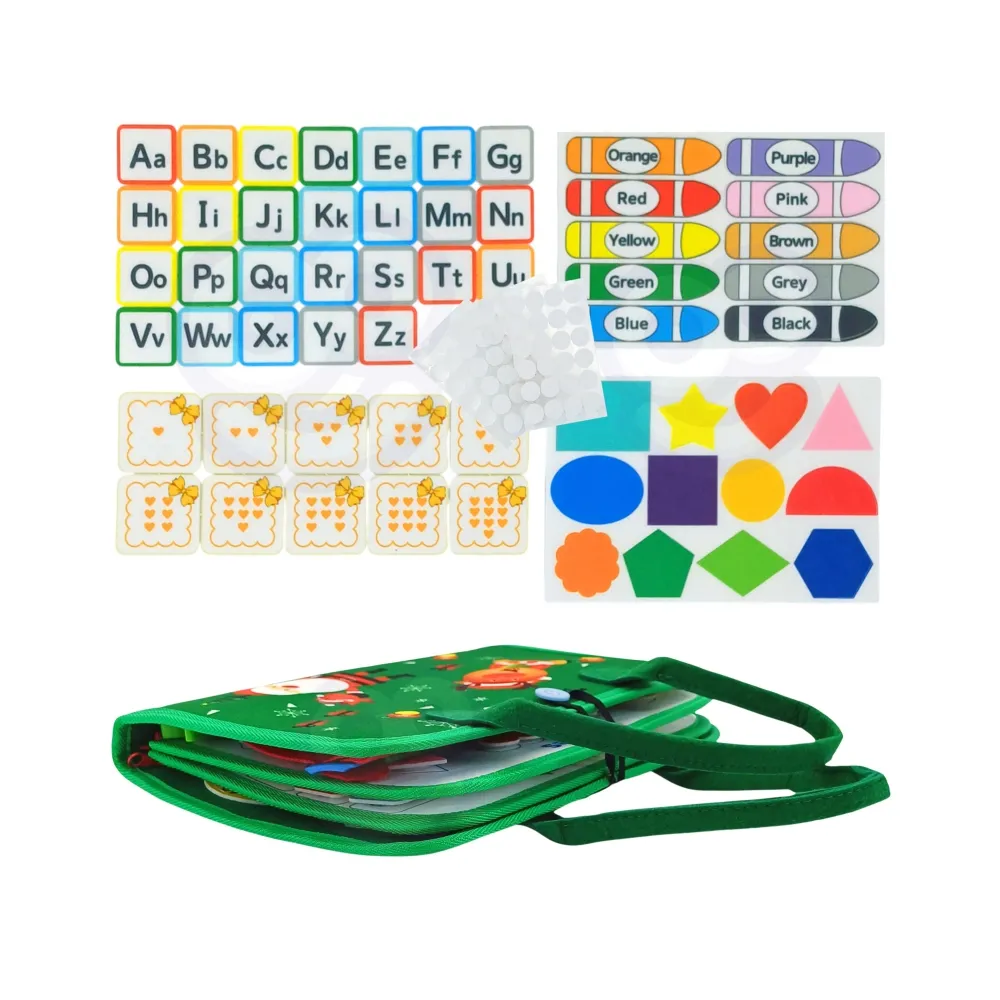 WOOPIE Edukacyjna Książeczka Walizka Montessori - Edycja Świąteczna