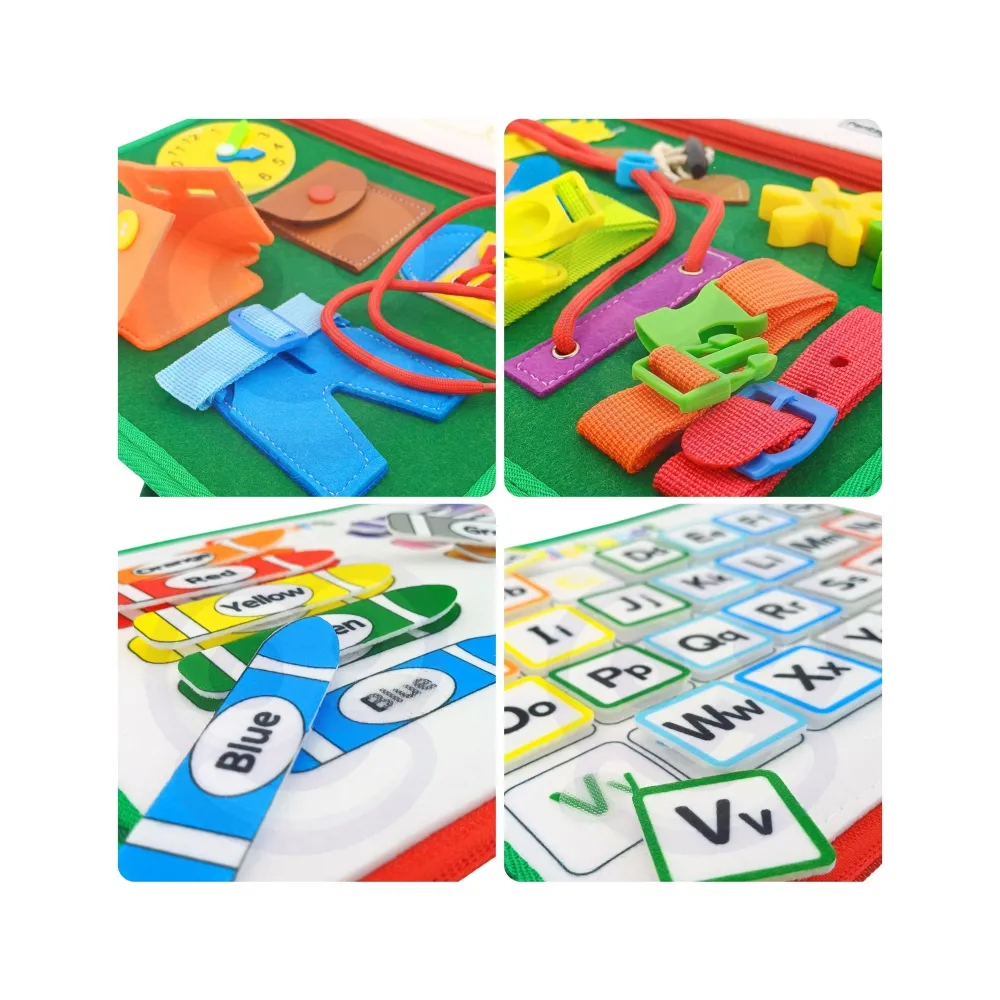 WOOPIE Edukacyjna Książeczka Walizka Montessori - Edycja Świąteczna