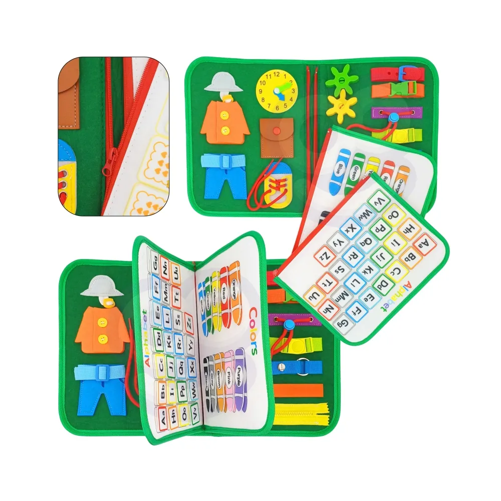 WOOPIE Edukacyjna Książeczka Walizka Montessori - Edycja Świąteczna