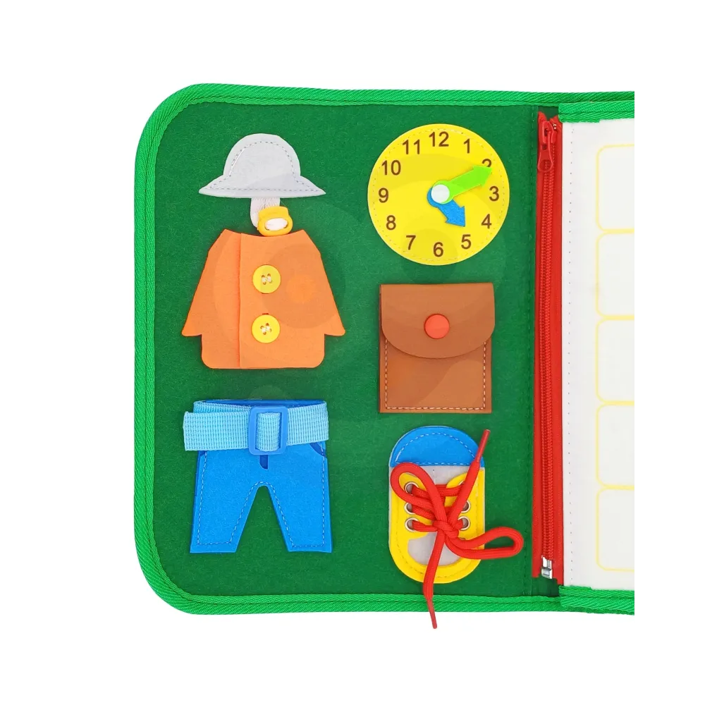 WOOPIE Edukacyjna Książeczka Walizka Montessori - Edycja Świąteczna