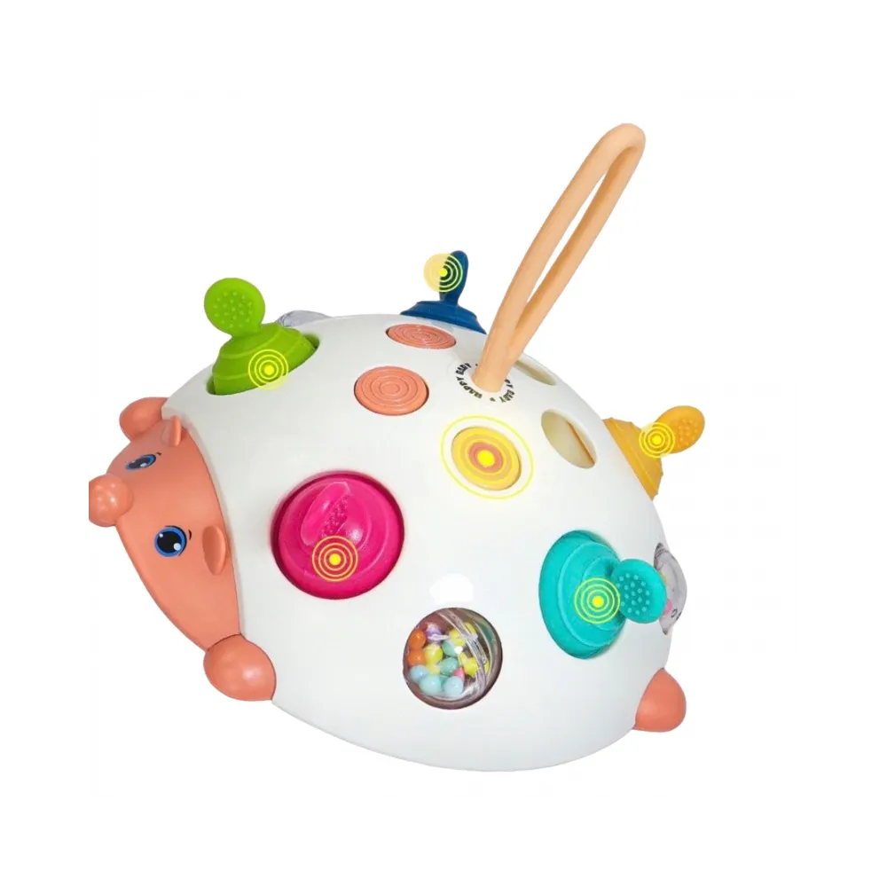 WOOPIE BABY Zabawka Sensoryczna 4w1 Jeżyk Pop-it Aktywizujący