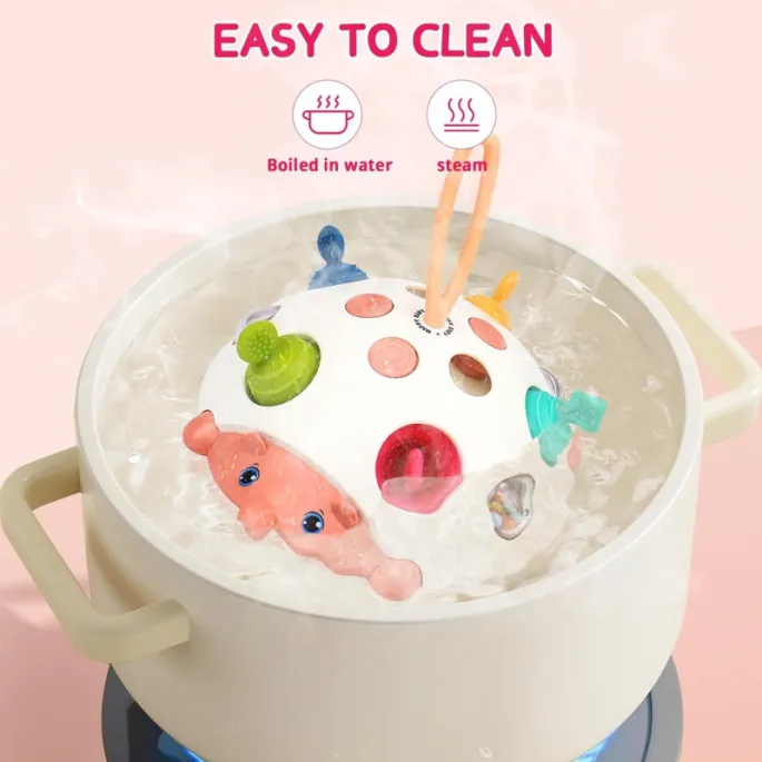 Jeżyk sensoryczny idealny dla dzieci od 0 miesięcy.