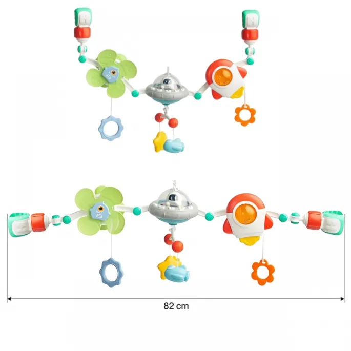 Pałąk łuk z zabawkami i gryzakami