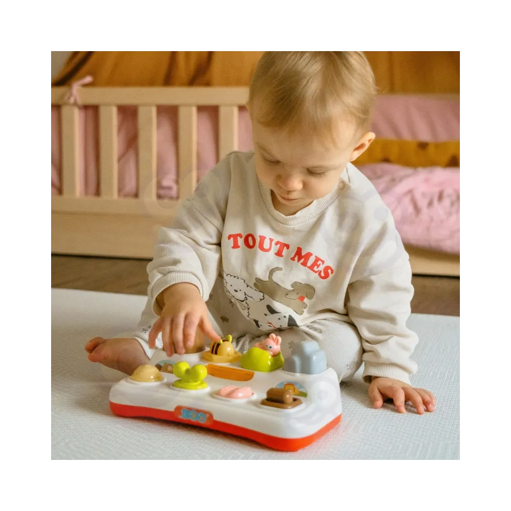 WOOPIE BABY Zabawka Edukacyjna Wyskakujące Zwierzątka ZOO Pop Up