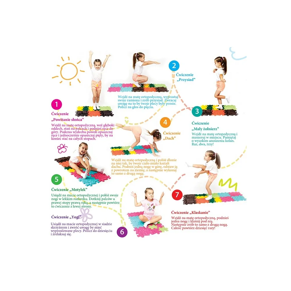 Interaktywna mata wspierająca rozwój motoryczny dziecka