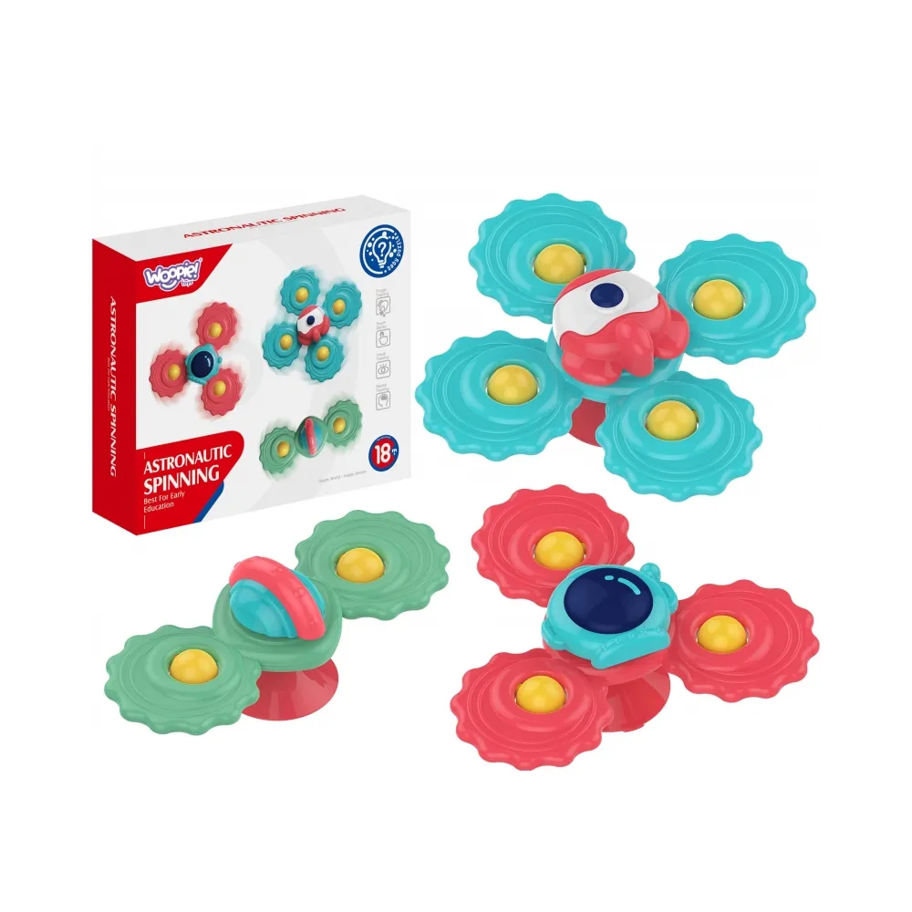 WOOPIE BABY Gryzak Spinner Wirujący z Przyssawką Zestaw 3 szt_20SZT