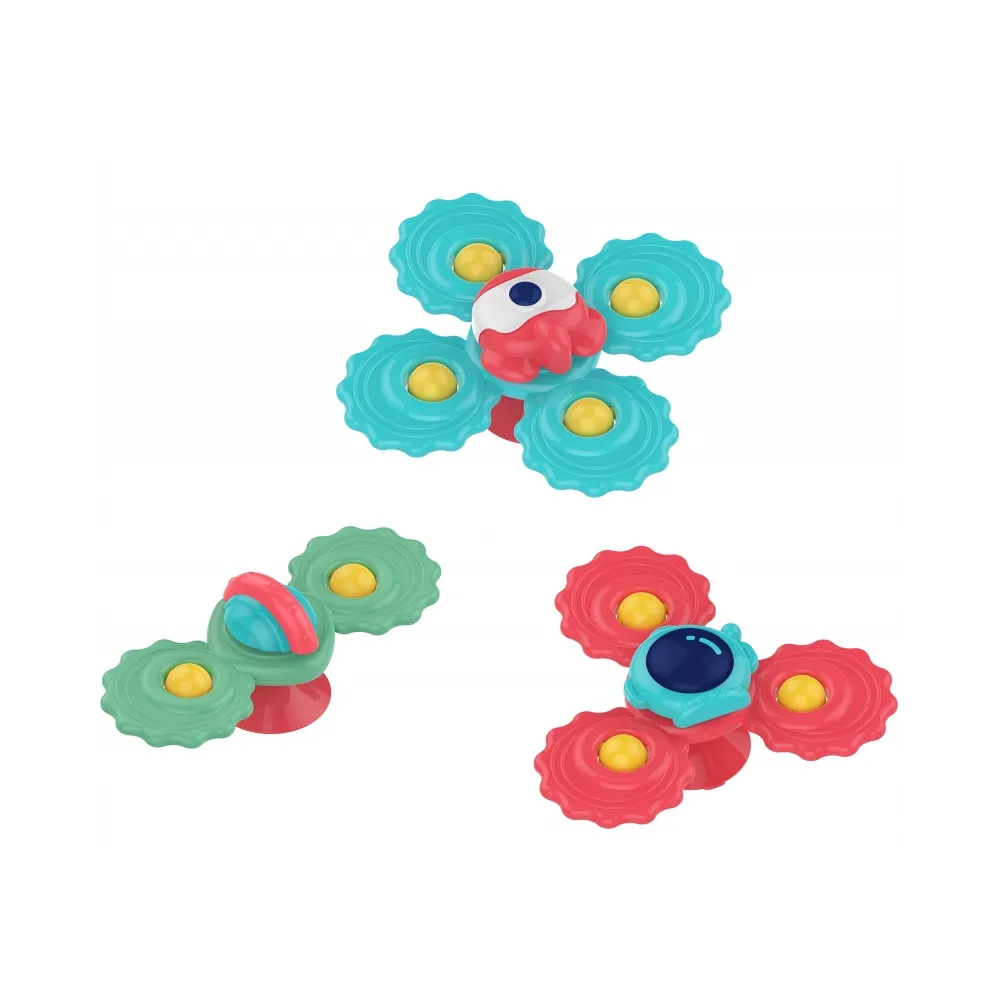 WOOPIE BABY Gryzak Spinner Wirujący z Przyssawką Zestaw 3 szt_20SZT