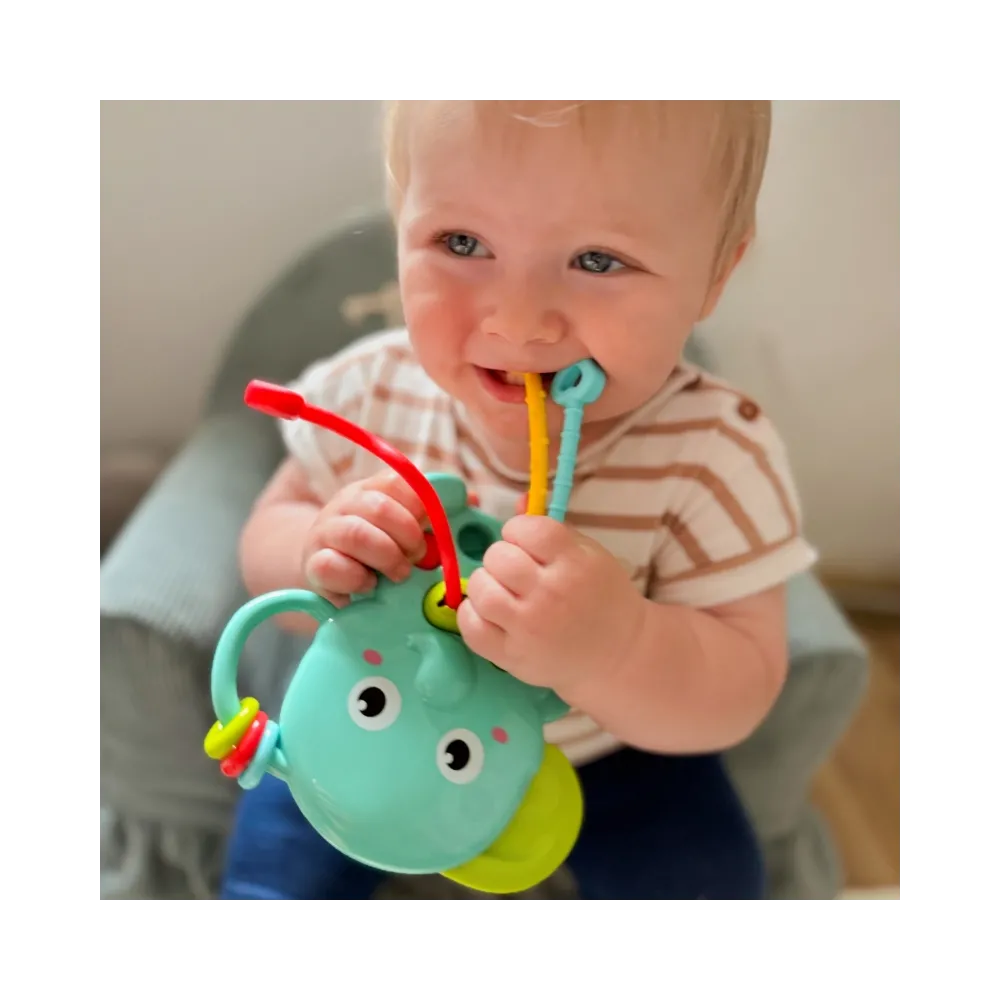 WOOPIE BABY Gryzak Sensoryczny Słonik Montessori 4w1