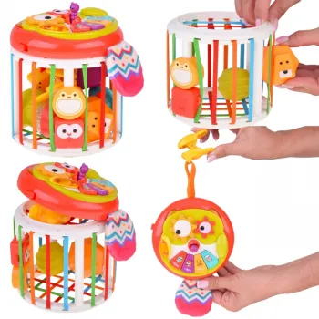 WOOPIE BABY Walec Kostka Sensoryczna Interaktywny Bębenek