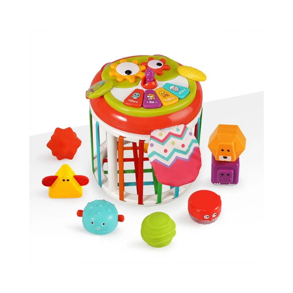 WOOPIE BABY Walec Kostka Sensoryczna Interaktywny Bębenek