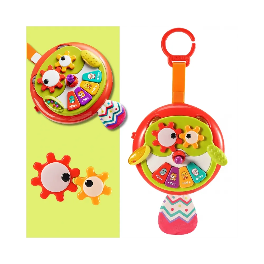 WOOPIE BABY Interaktywna Zabawka Sowa Pianinko z Szeleszczącym Ogonem