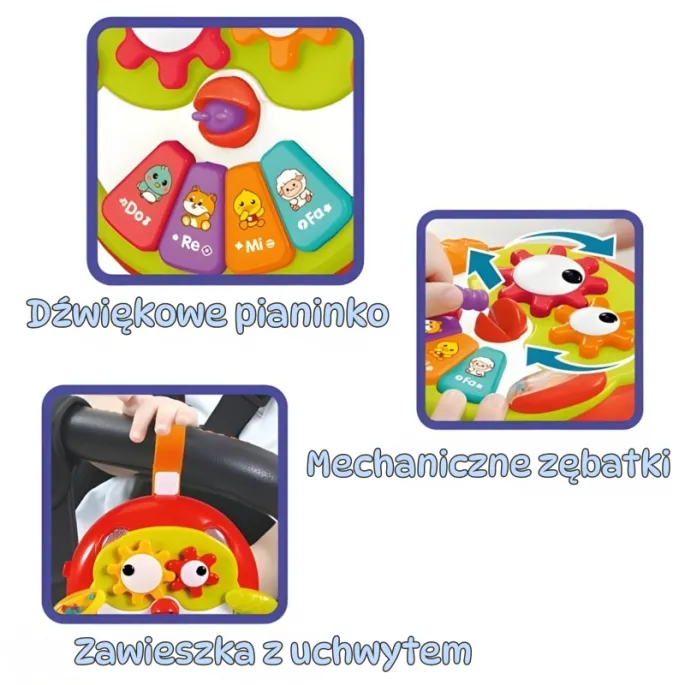 Sowa z ruchomymi skrzydełkami dla maluchów