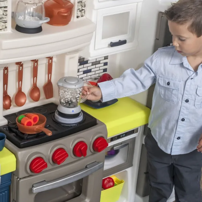 Nowoczesne wnętrze kuchni dla najmłodszych