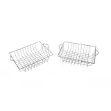 MASTERKIDZ Zestaw 2 Metalowe Kosze Szuszarka Do Naczyń Do Kuchni Dla Dzieci